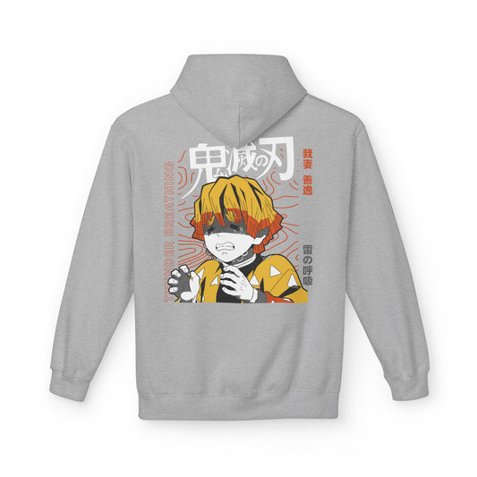 Demon Slayer Zenitsu Fleece Hoodie