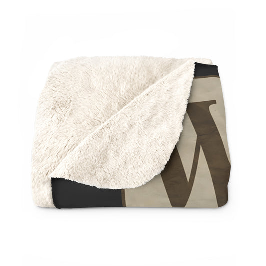 Wanted Chopper Sherpa Fleece Blanket