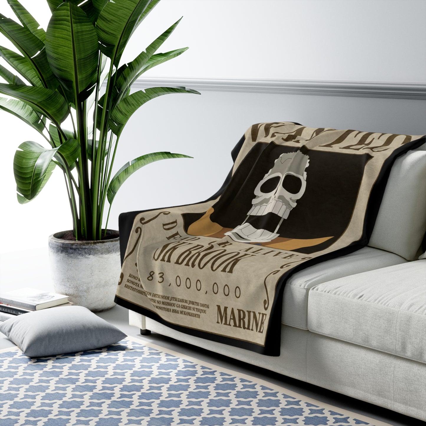Wanted SK Brook Fleece Blanket