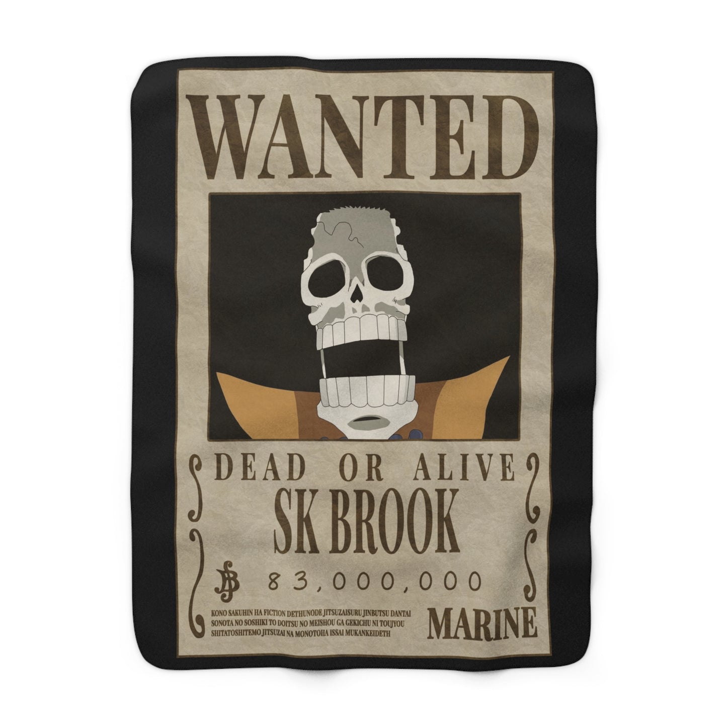 Wanted SK Brook Fleece Blanket