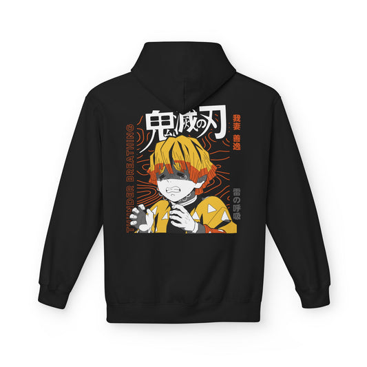 Demon Slayer Zenitsu Fleece Hoodie