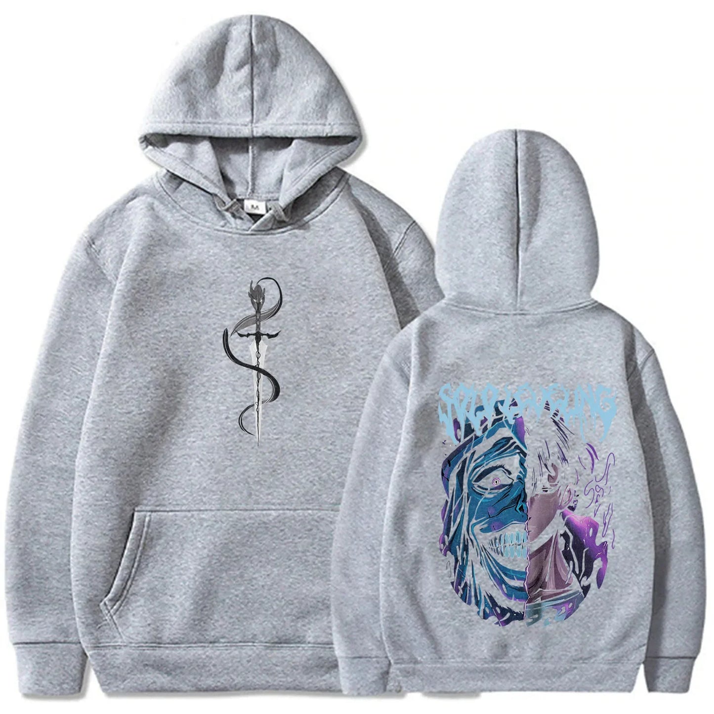 Solo Leveling Statue of God Hoodie Sung Jinwoo Hoodie