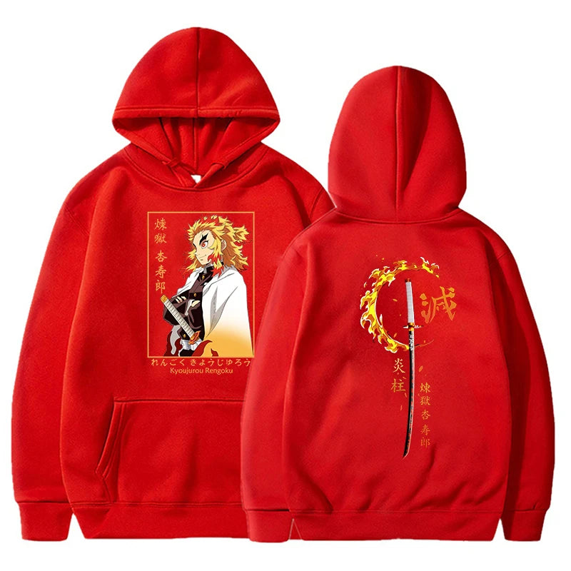 Demon Slayer Rengoku Kyoujurou Hoodie