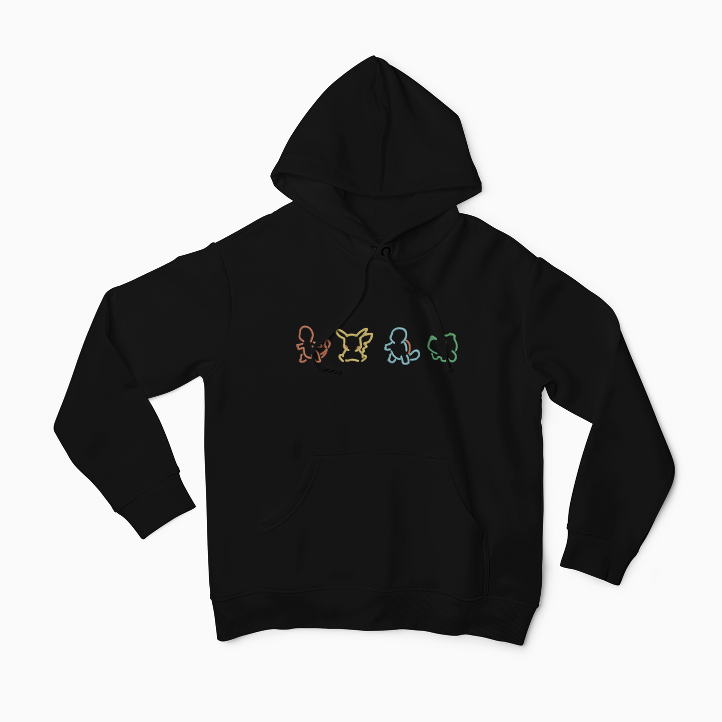 Gen 1 starter pokemon Embroidery Hoodie